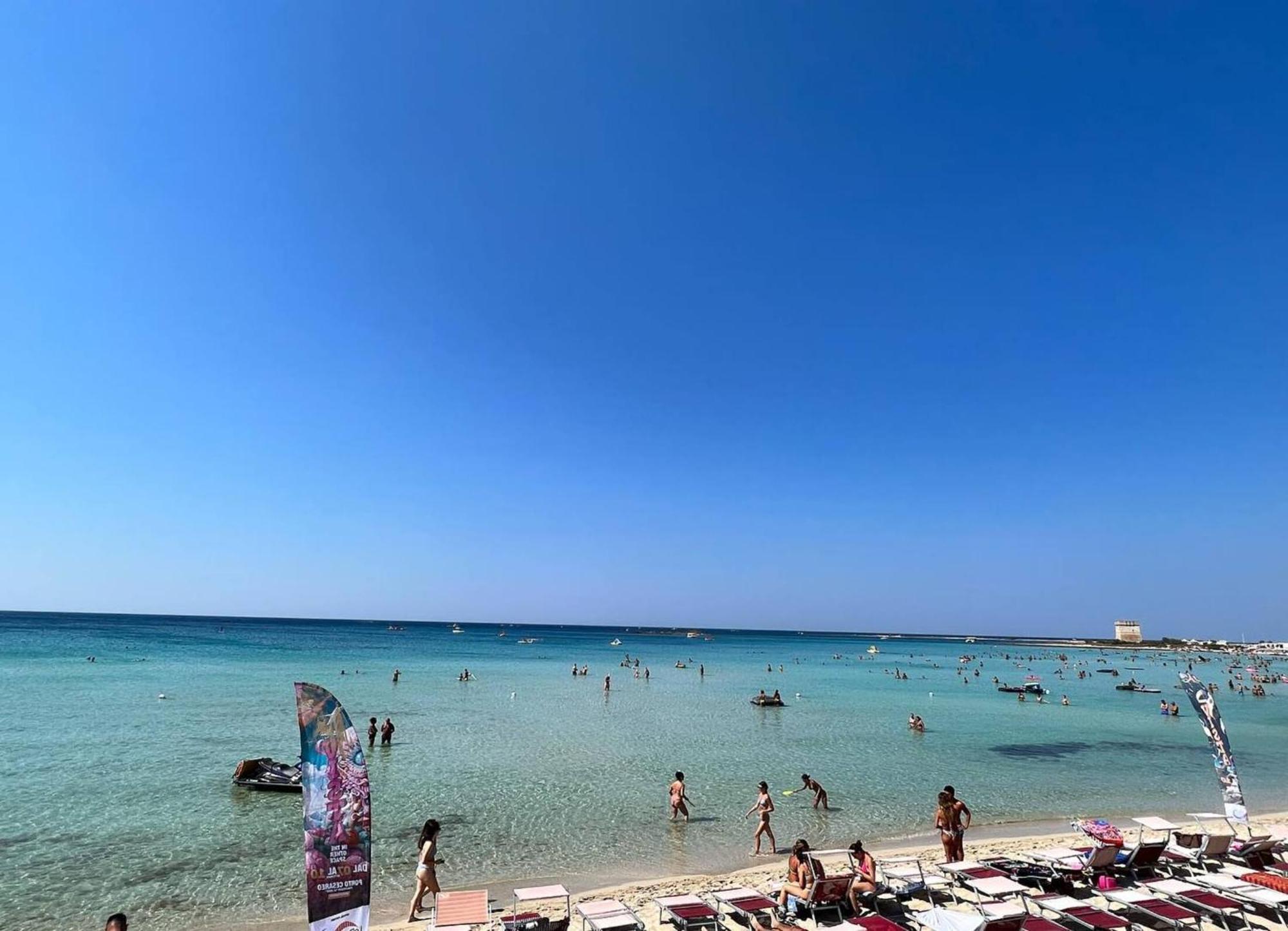 The Blue Panoramic Penthouse Villa Porto Cesareo Kültér fotó
