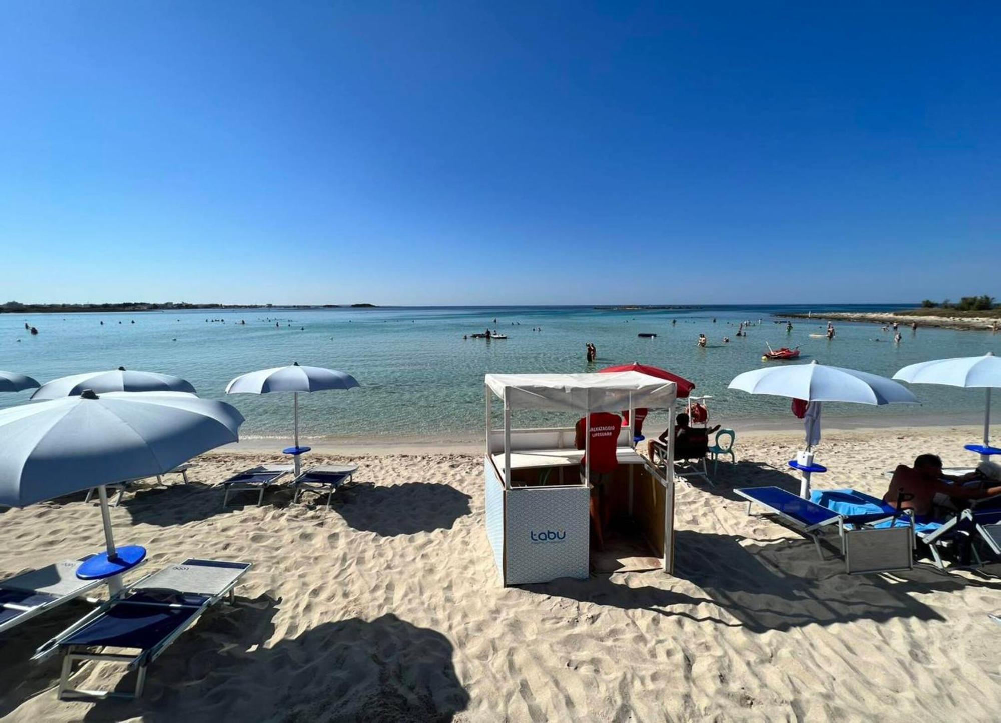 The Blue Panoramic Penthouse Villa Porto Cesareo Kültér fotó